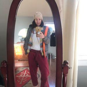 Jocelyn Fur Jacket NWT rainbow fur